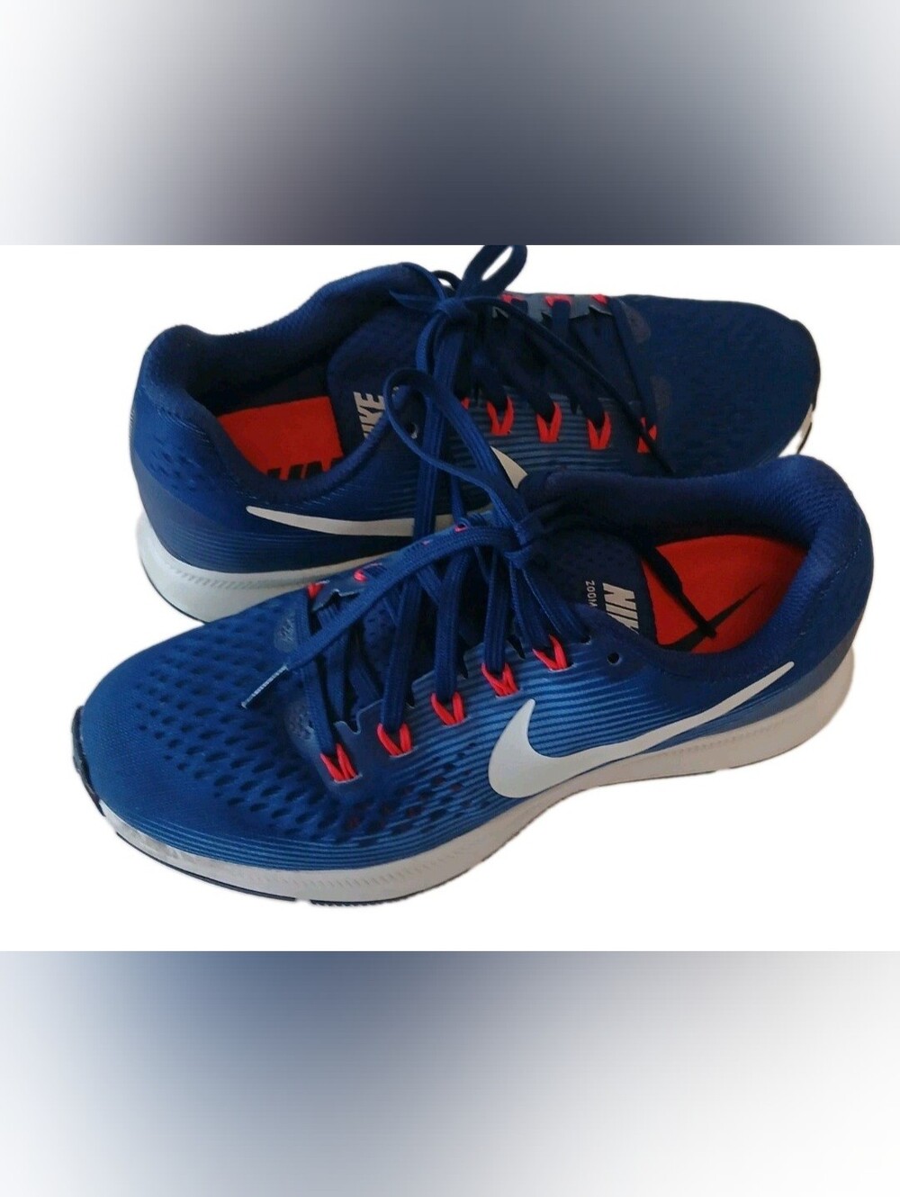 Nike Air Zoom Pegasus 34 Blue Void Running Shoes Size 7.5